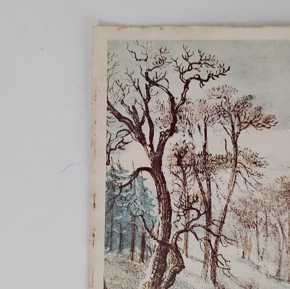 Vintage 1971 "A Home in the Wilderson" Currier & Ives Lithograph Print - Picture 2 of 11